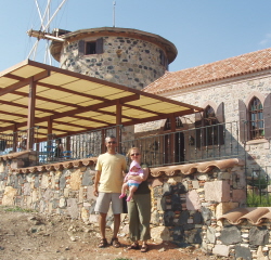 Wind mill restored by Koc in Ayvalik