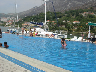 Marina's swimming pool